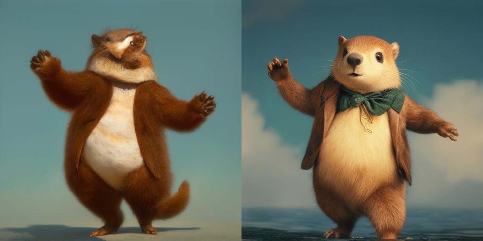 Paired counterfactual images from shared noise